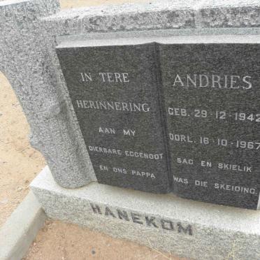 HANEKOM Andries 1942-1967