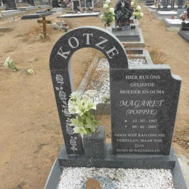KOTZE Magaret 1907-2005
