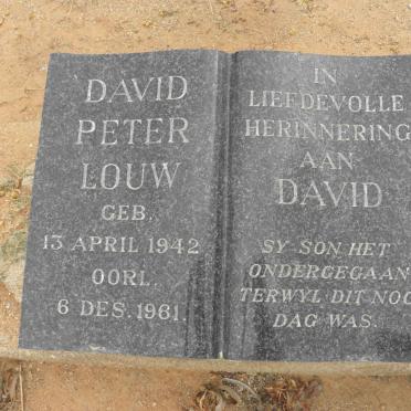 LOUW David Peter 1942-1961