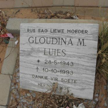 LUIES Gloudina M. 1943-1993