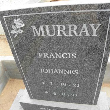 MURRAY Francis Johannes 1921-1995