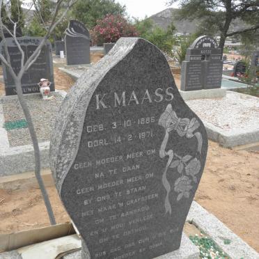 MAASS K. 1886-1971
