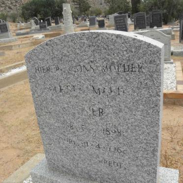 MEYER Aletta Maria 1893-1968