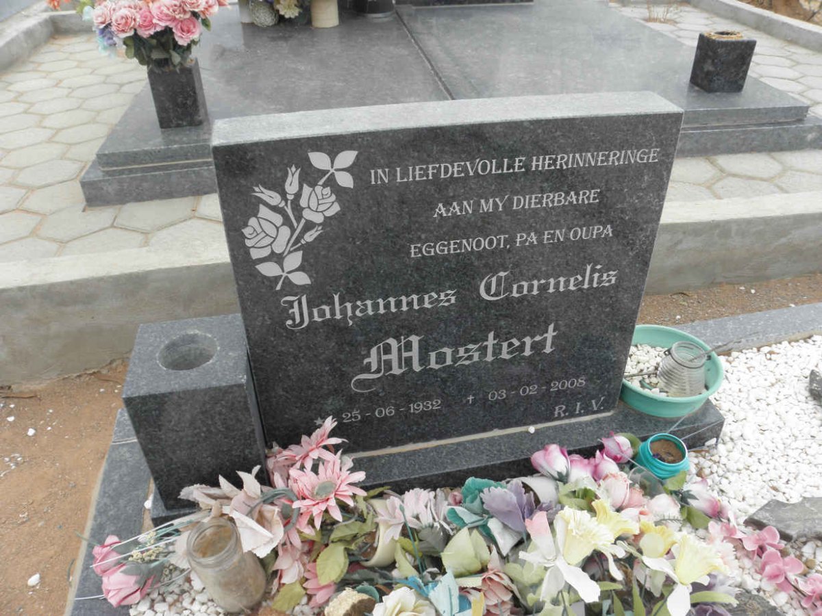 MOSTERT Johannes Cornelis 1932-2008