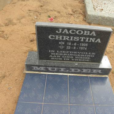 MULDER Jacoba Christina 1905-1974
