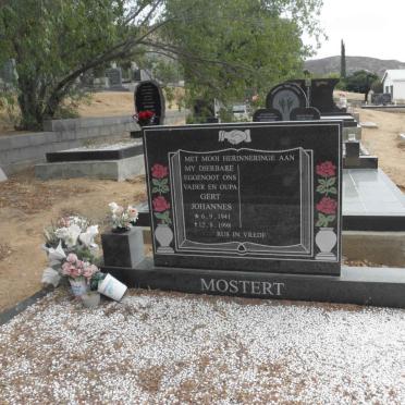 MOSTERT Gert Johannes 1941-1998