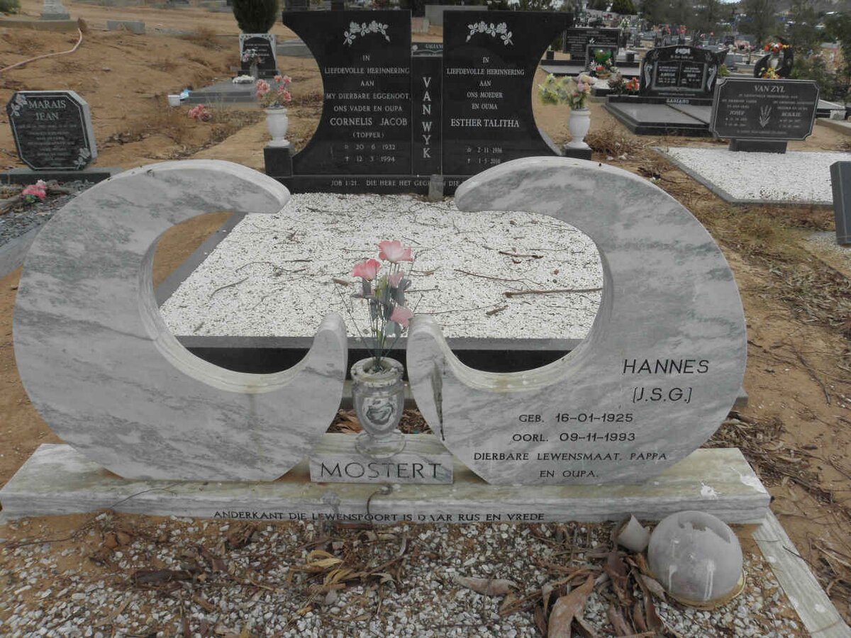 MOSTERT J.S.G. 1925-1993