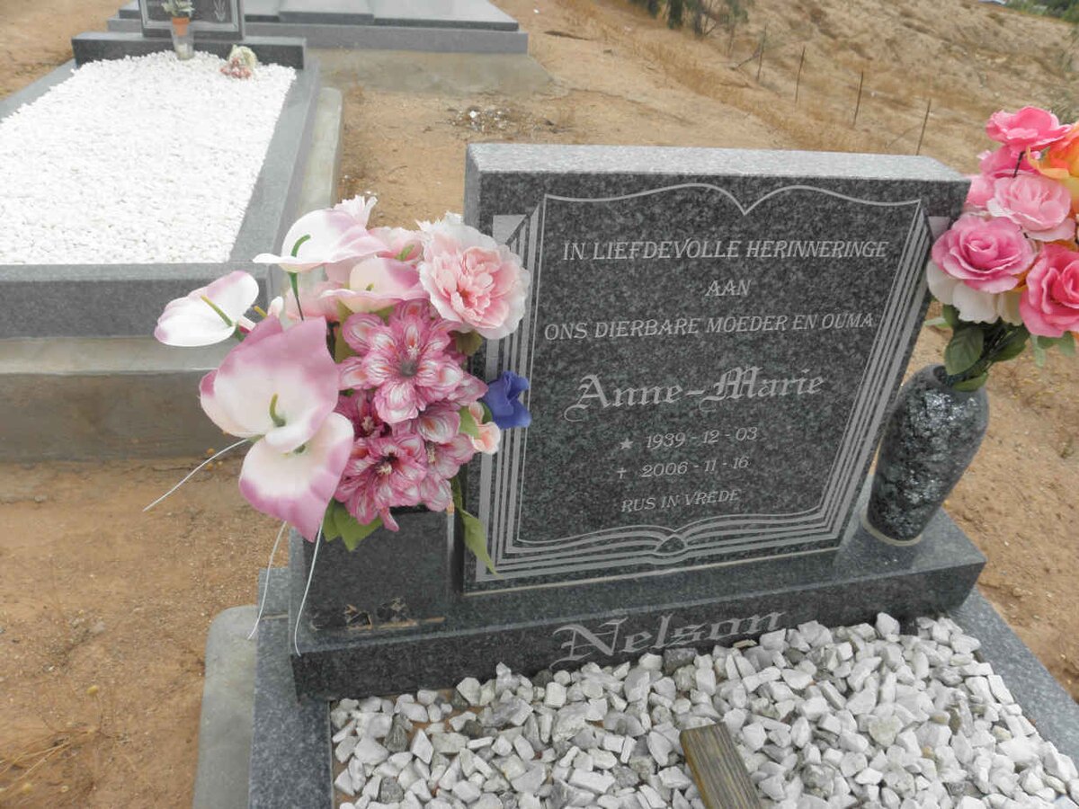 NELSON Anne-Marie 1939-2006