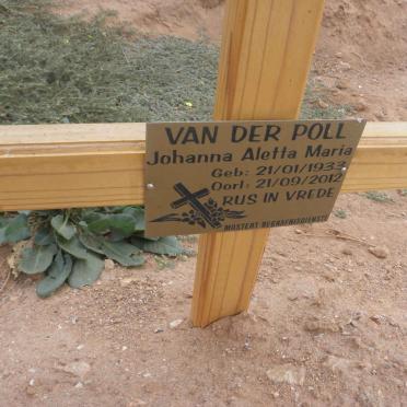 POLL Johanna Aletta Maria, van der 1933-2012