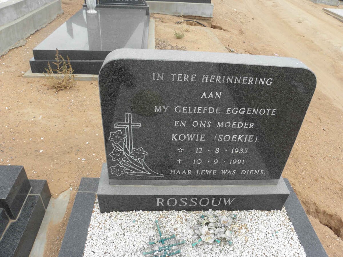 ROSSOUW Kowie 1935-1991
