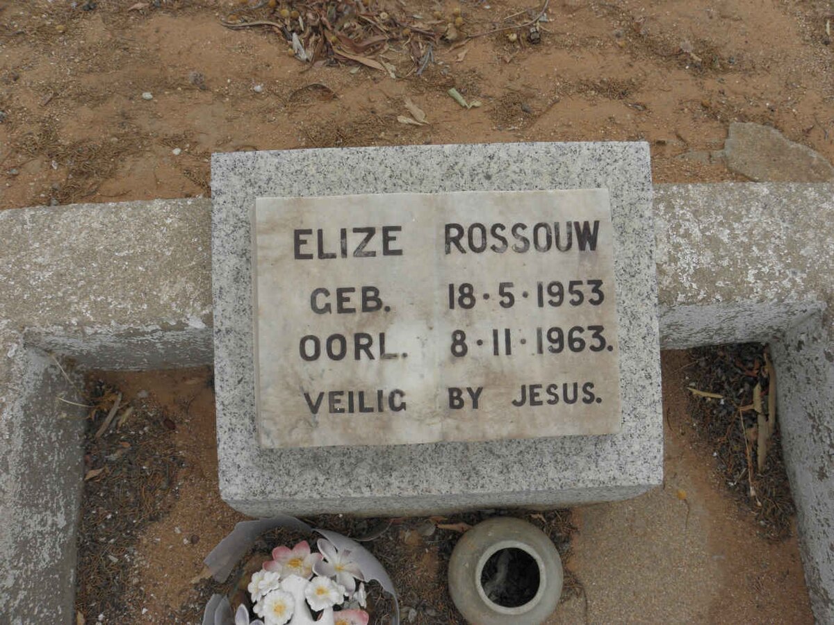 ROSSOUW Elize 1953-1963
