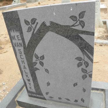 SCHALKWYK M.E., van nee BADENHORST