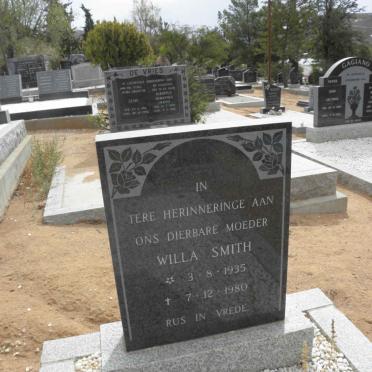 SMITH Willa 1935-1980