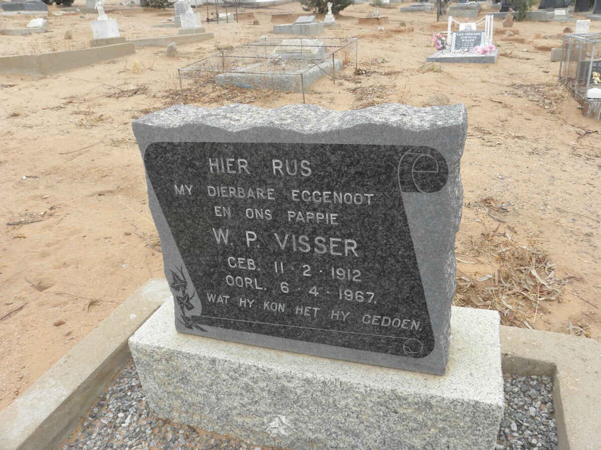 VISSER W.P. 1912-1967