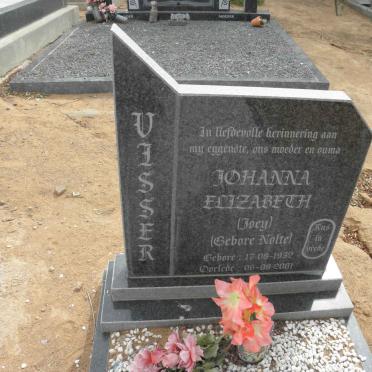 VISSER Johanna Elizabeth nee NOLTE 1932-2001
