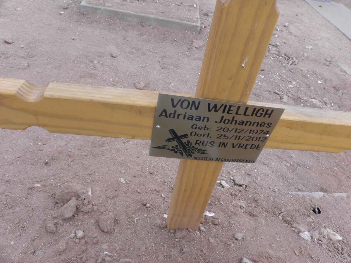 WIELLIGH Adriaan Johannes, von 1974-2012