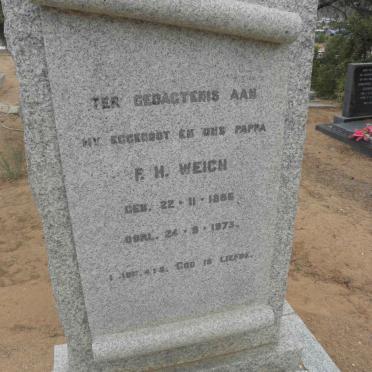 WEICH F.H. 1885-1973
