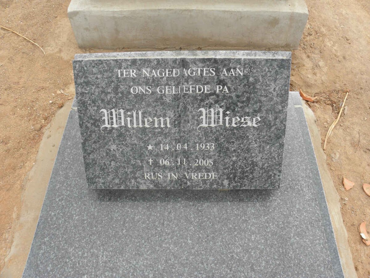 WIESE Willem 1933-2005