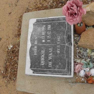 WAAL Dirkie, de 1956-1968