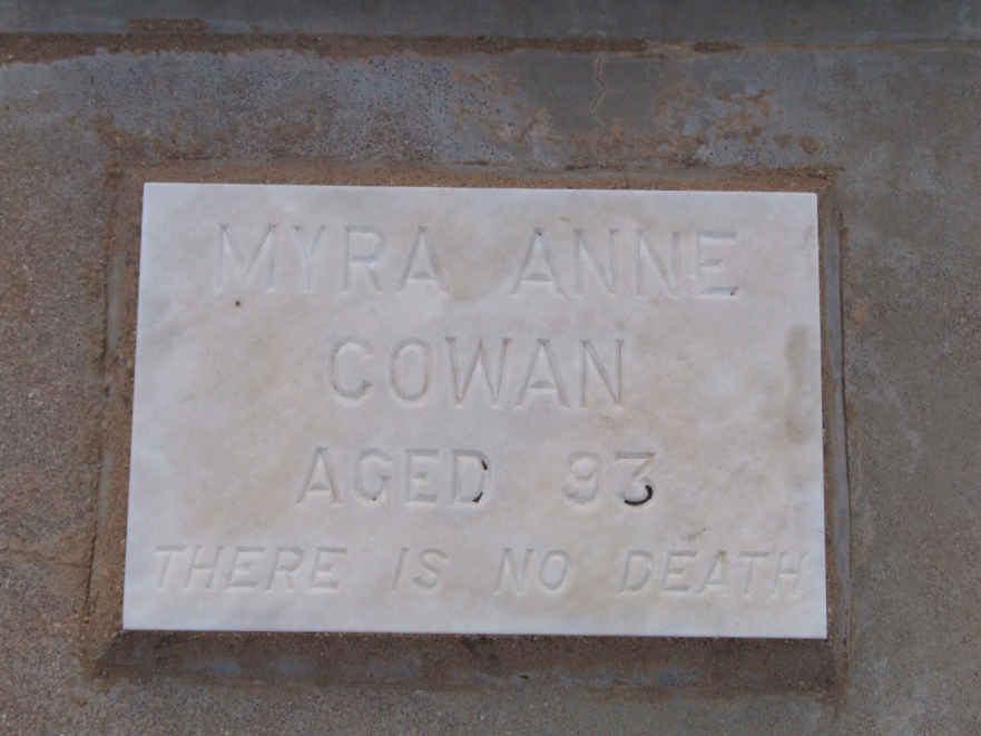 COWAN Myra Anne