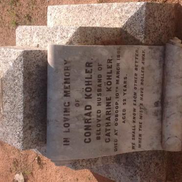 KÖHLER Conrad -1891