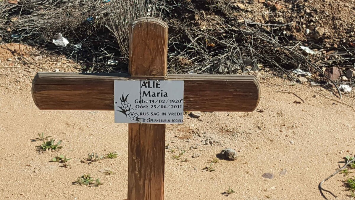 ALIE Maria 1920-2011