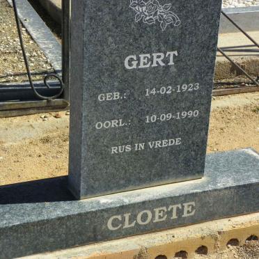 CLOETE Gert 1923-1990