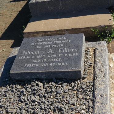 CILLIERS Johannes A. 1885-1963