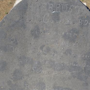 COERTSE H.J. 1917-1921