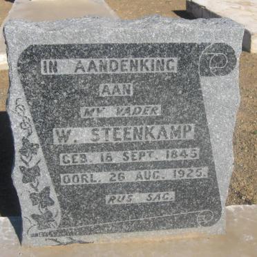 STEENKAMP W. 1845-1925