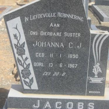 JACOBS Johanna G.J. 1890-1967