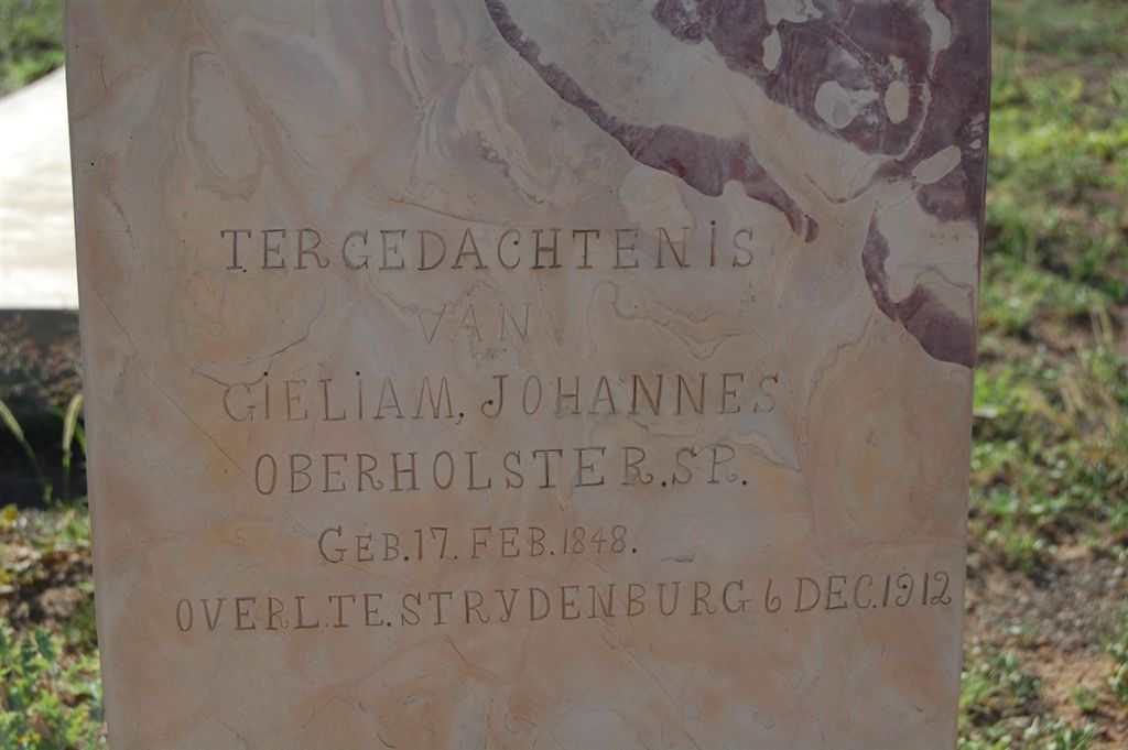 OBERHOLSTER Gieliam Johannes 1848-1912