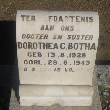 BOTHA Dorothea C. 1928-1943