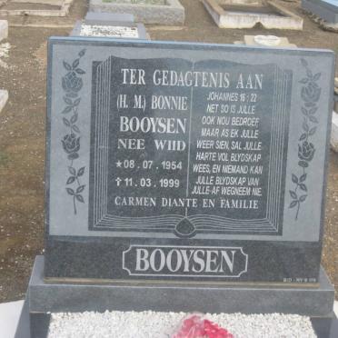 BOOYSEN H.M. nee WIID 1954-1999