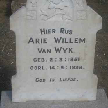 WYK Arie Willem, van 1851-1938