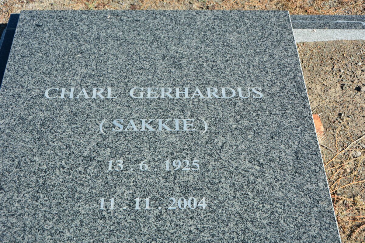 ? Charles Gerhardus 1925-2004