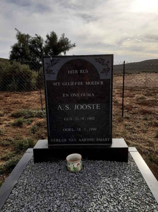 JOOSTE A.S. 1902-1999
