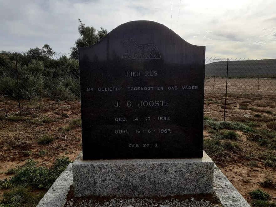 JOOSTE J.C. 1884-1967