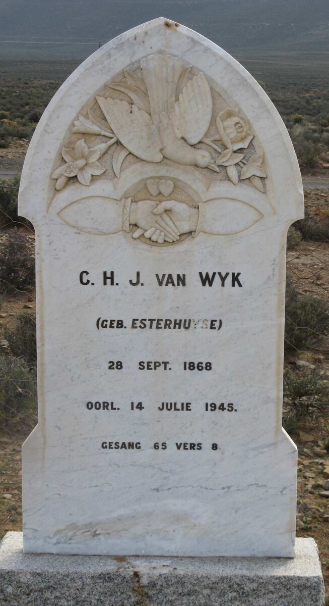 WYK C.H.J., van nee ESTERHUYSE 1868-1945