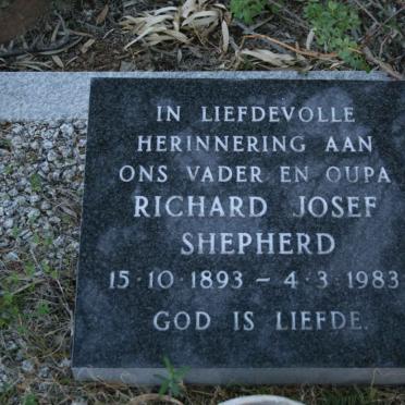 SHEPHERD Richard Josef 1893-1983