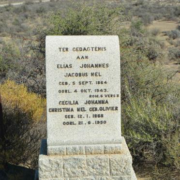 NEL Elias Johannes Jacobus 1864-1943 &amp; Cecilia Johanna Christina OLIVIER 1868-1950