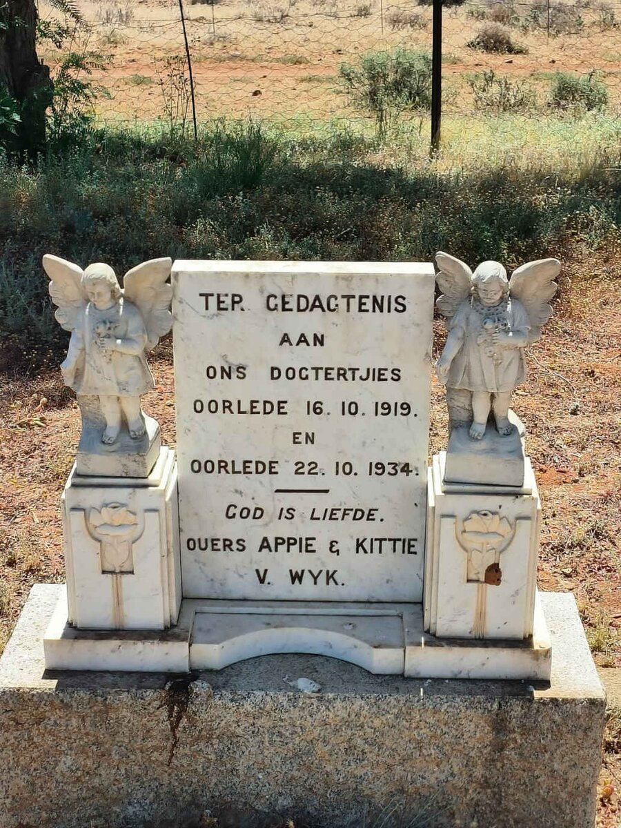 WYK Dogtertjie, van -1919 :: VAN WYK Dogtertjie -1934