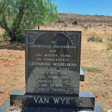 WYK Catharina Wilhelmina, van nee VLOK 1896-1988