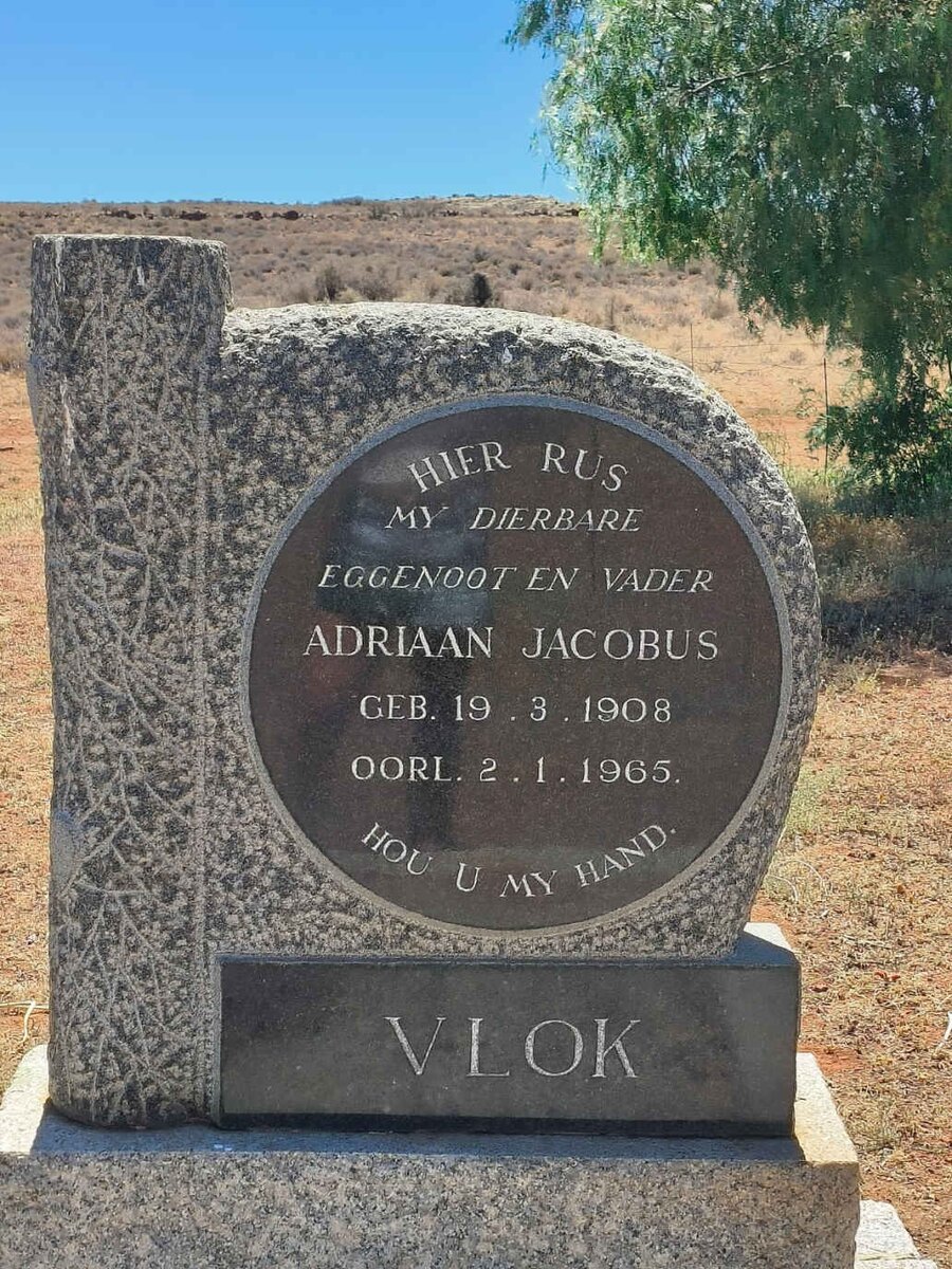 VLOK Adriaan Jacobus 1908-1965