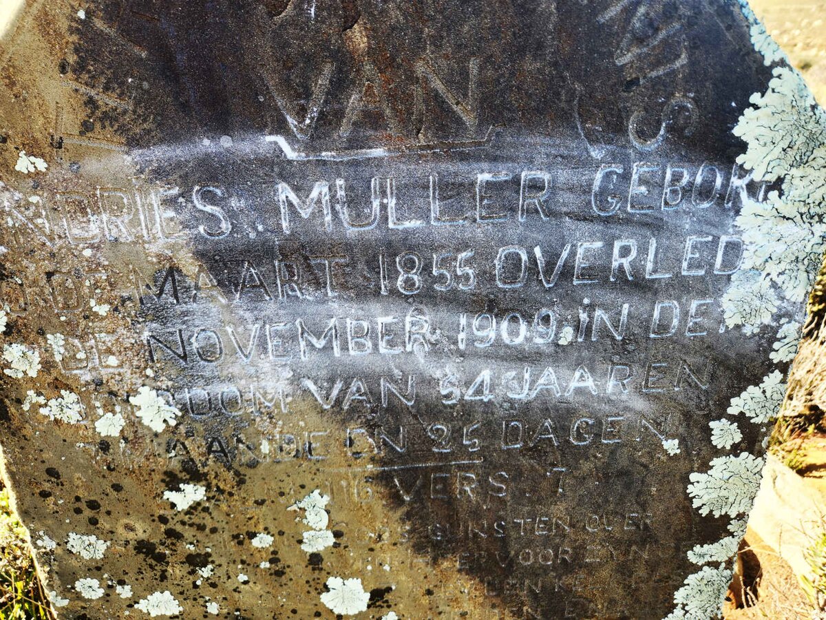 MULLER Andries 1855-1909