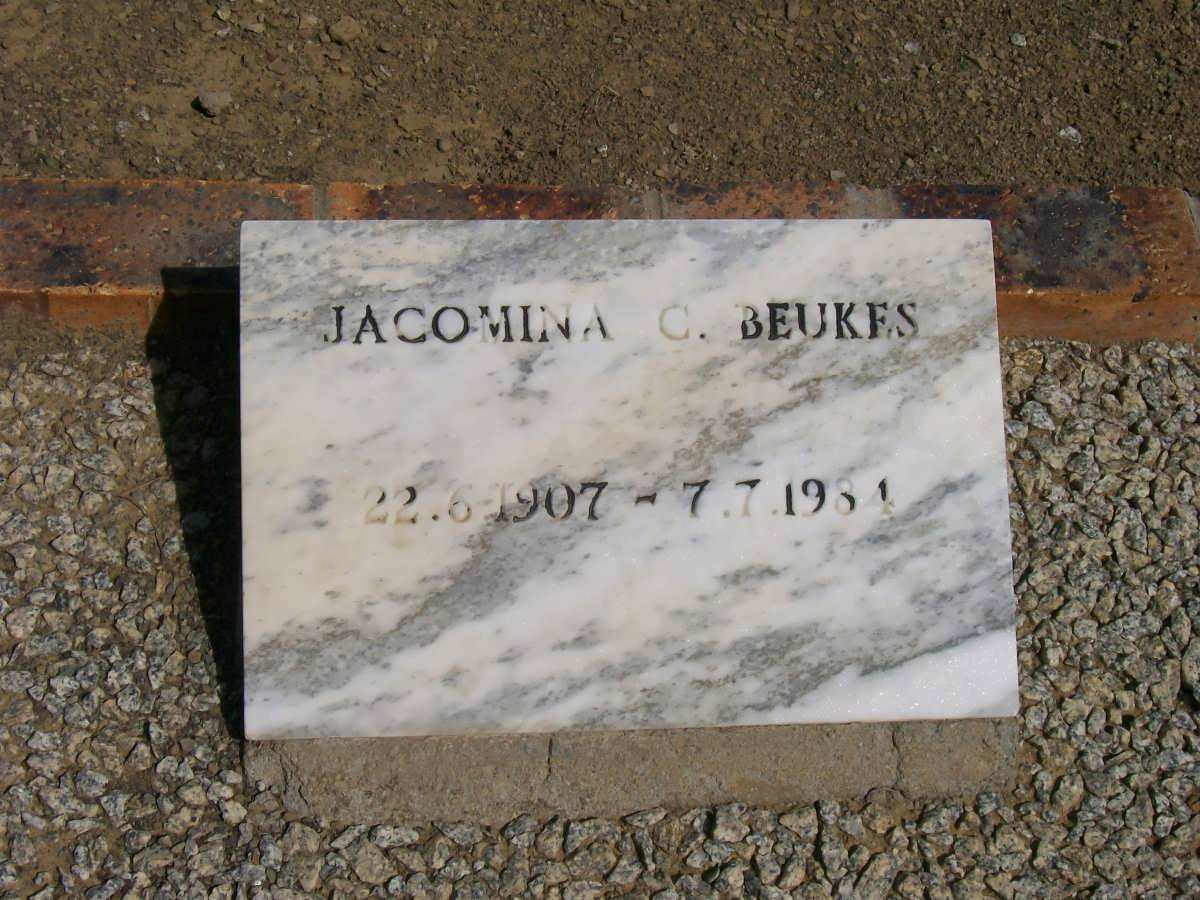 BEUKES Jacomina C. 1907-1981