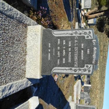 ESTERHUYSE C.A.L. nee du PLESSIS 1888-1963