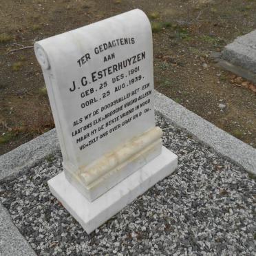 ESTERHUYZEN J.C. 1901-1939