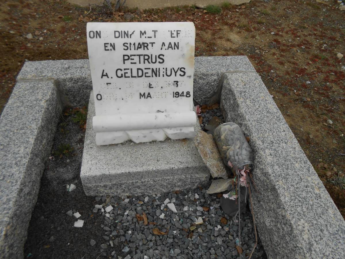 GELDENHUYS Petrus A. 1837-1948