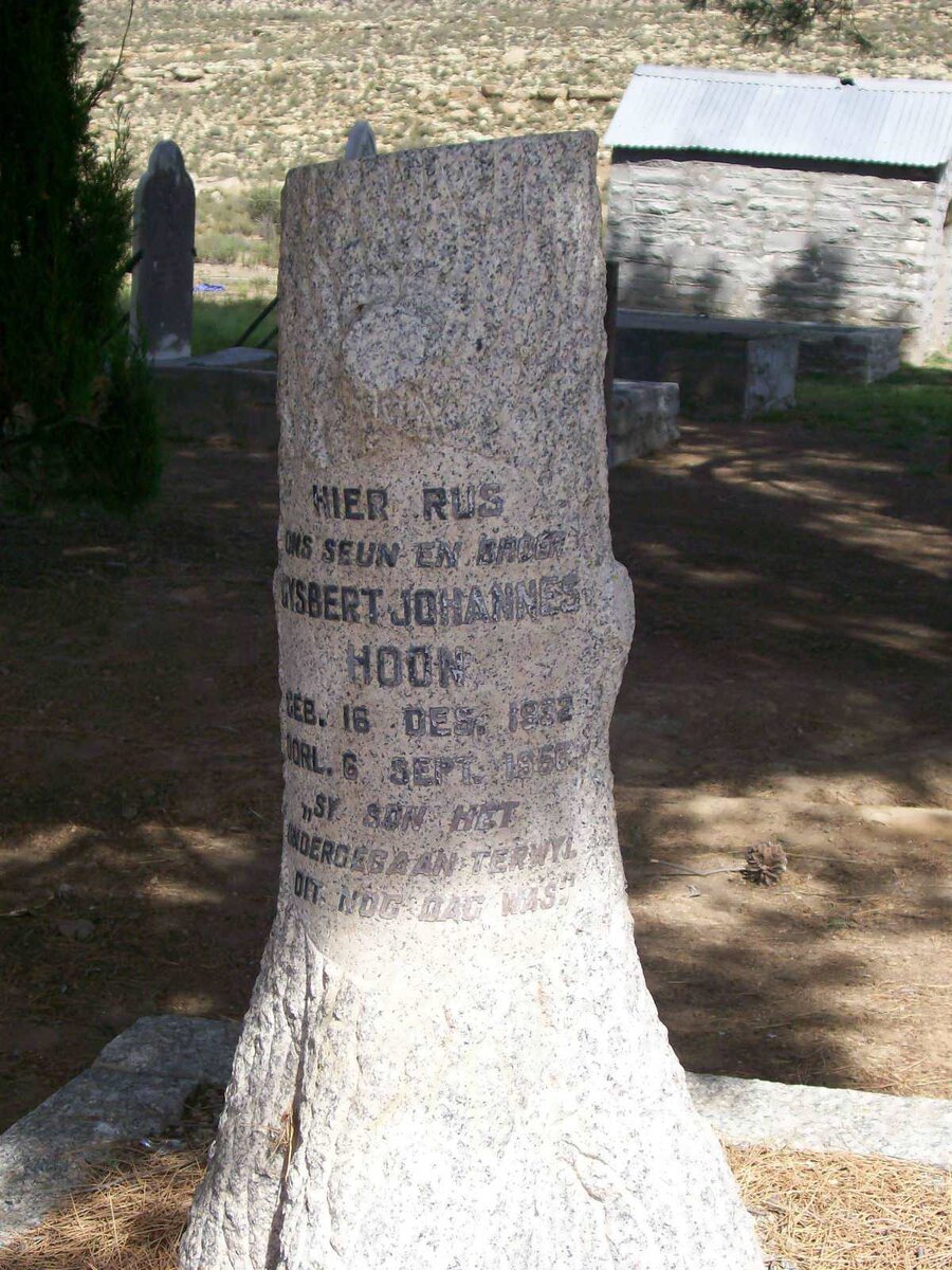 HOON Gysbert Johannes 1932-1956